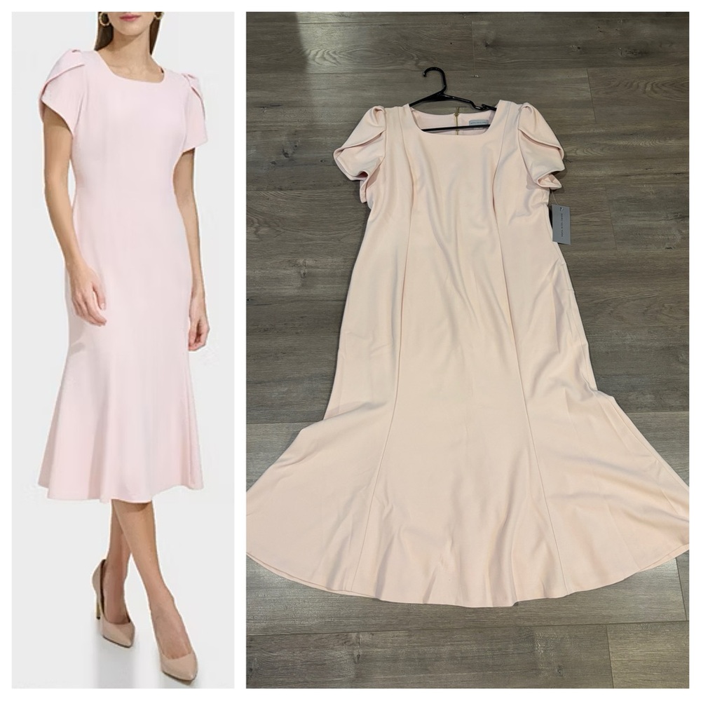 Marc New York Soft Pink Midi Dress